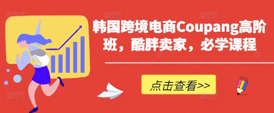 韩国跨境电商Coupang高阶班，酷胖卖家，必学课程-青年云网创—高质量项目商城